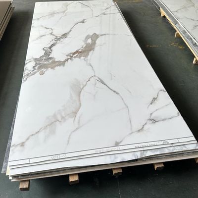 1.22 * 2.44 M * 5/8 mm Bảng tường WPC rắn Bảng tường sợi tre