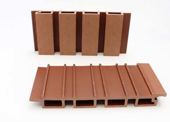 Trang trí tường ngoài trời Tấm ốp tường WPC bên ngoài Tấm ốp tường 219mmx26mm
