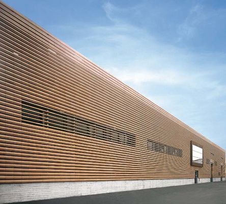 Bảng điều khiển tường bên ngoài Co Extrusion 219x26mm để trang trí tường ngoài trời