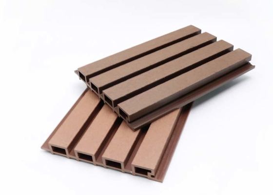Tấm ốp tường ngoài trời WPC chống cháy Gỗ nhựa composite Co đùn tấm ốp