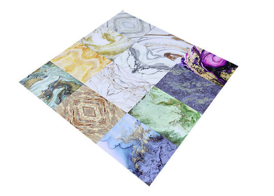 Tấm đá cẩm thạch PVC in bóng cao để trang trí tường