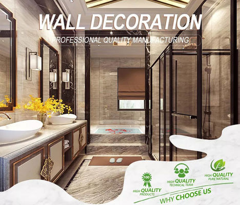Tấm đá cẩm thạch PVC in bóng cao để trang trí tường