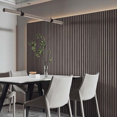 Chiều rộng 12 cm - 20 cm Tấm ốp tường WPC Nội thất Tấm ốp tường trang trí