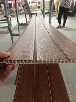 Tấm trần PVC trang trí bằng gỗ Laminate 25cm Tấm ốp tường bằng nhựa Nội thất