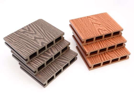 Co Extrusion Ngoại thất WPC Decking Tấm ván sàn composite rỗng