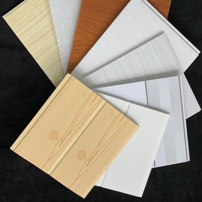 Tấm trần PVC Laminate Tấm PVC trắng tinh khiết Tấm trần PVC màu trắng mờ