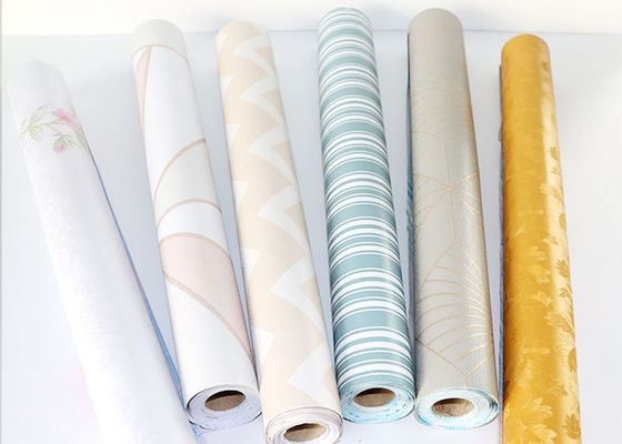 Giấy dán tường PVC tự dính Vinyl cuộn trang trí nhà sang trọng