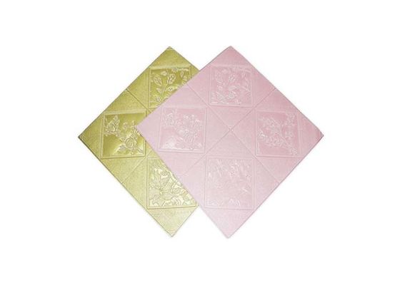 Tự dính 3D Xốp Gạch trang trí Xốp dán tường cuộn cho trang trí phòng khách