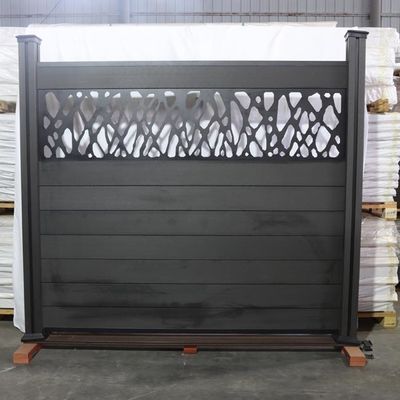 Tấm hàng rào Wpc bằng nhựa tổng hợp bằng gỗ không thấm nước ngoài trời 180 * 25mm