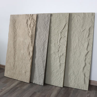 Tấm ốp tường bằng đá nấm giả PU Polyurethane màu xám đậm nhẹ