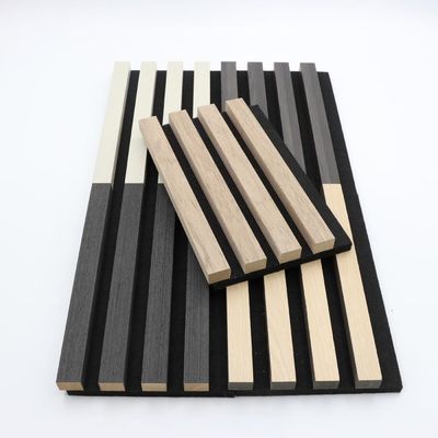 Tấm cách âm 600 * 21mm Tấm gỗ Akupanel sợi tre thân thiện với môi trường
