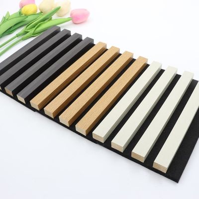 Tấm cách âm 600 * 21mm Tấm gỗ Akupanel sợi tre thân thiện với môi trường