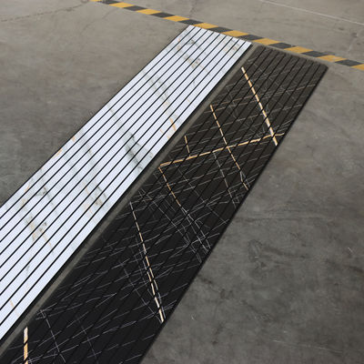 Tấm ốp trần PVC trang trí nhà hiện đại làm vách tường, Tấm ốp tường PVC 3D cho phòng khách, phòng ngủ, tường điểm nhấn