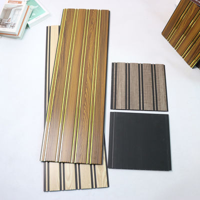 Wood Grain PVC Bảng trần cho tường nội thất Chi phí hiệu quả Bảng tường thay thế cho gạch bảo trì dễ dàng Bảng tường