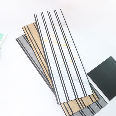 Ban tường PVC chống nước chống cháy nhẹ dễ cài đặt Nội thất Bảng tường bên ngoài cho phòng tắm Nhà bếp Phòng khách