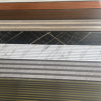 Ban tường PVC chống nước chống cháy nhẹ dễ cài đặt Nội thất Bảng tường bên ngoài cho phòng tắm Nhà bếp Phòng khách