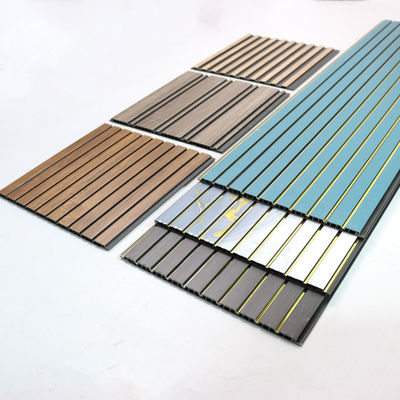 Gỗ hạt PVC Bảng tường trang trí Bảng tường Vật liệu thân thiện với môi trường Đối với phòng ngủ Phòng khách TV Bức tường nền