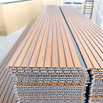 Gỗ hạt PVC Bảng tường trang trí Bảng tường Vật liệu thân thiện với môi trường Đối với phòng ngủ Phòng khách TV Bức tường nền
