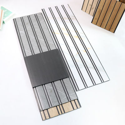 Gỗ hạt PVC Bảng tường trang trí Bảng tường Vật liệu thân thiện với môi trường Đối với phòng ngủ Phòng khách TV Bức tường nền