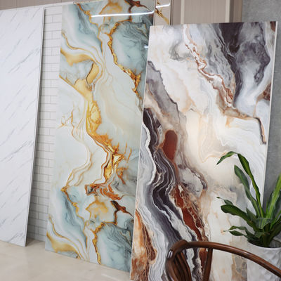 Marble Eco-Friendly Plastic Bathroom Panels For Interior Walls Villa Căn hộ phòng tắm chống nước