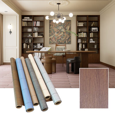 Màng phim sàn trang trí dễ lắp đặt và tháo gỡ với hoa văn chân thực