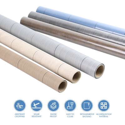 Sàn Vinyl PVC 0.3mm Chống Trượt Dạng Cuộn Dán Bề Mặt Sàn Dễ Lau Chùi và Bảo Trì