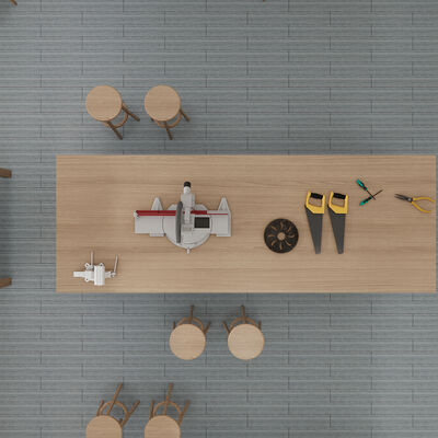 Miếng dán sàn dính khổ rộng đặc biệt cho phòng hoặc không gian lớn hơn