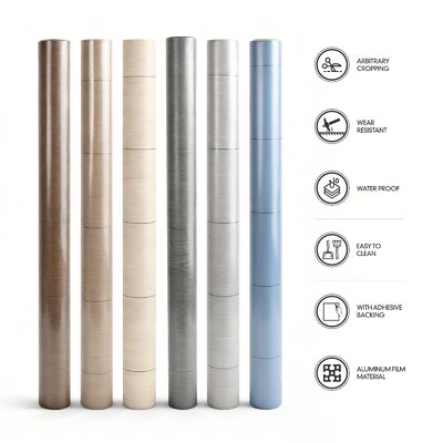 0.5mm Xanh thân thiện với môi trường PVC tự dán dán sàn vật liệu trang trí