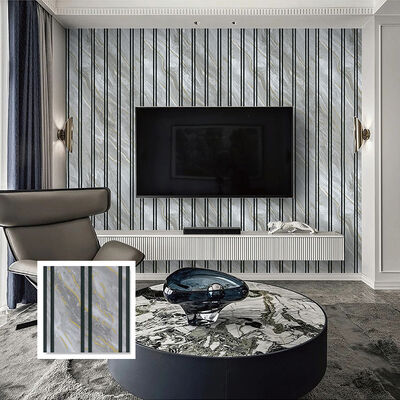 Tấm ốp tường trần nhựa PVC chống ẩm dễ lắp đặt để trang trí tường trần Nội thất hiện đại