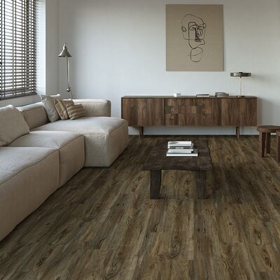 Modern Design Wood and Marble Pattern SPC Flooring Tiles Easy-to-Clean Click System