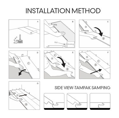 Waterproof Spc 5mm Rigid Core Vinyl Floating Floor 20mil Wear Layer Click Flooring Plank