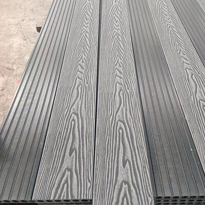 Long-Life Outdoor WPC Decking ◎ Không thấm nước Composite Wood Plastic Floor với thiết kế lõi rỗng