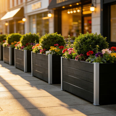 Khay trồng rau lớn ngoài trời cho vườn rau, hoa, thảo mộc