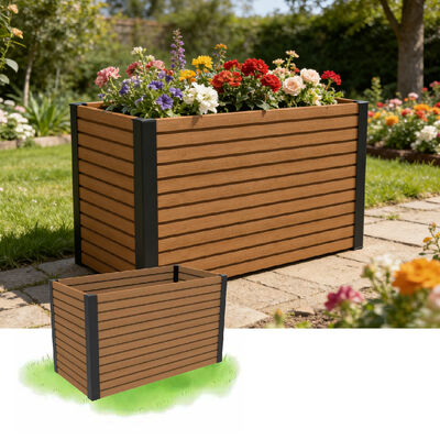 Hộp trồng giường vườn ngoài trời với vật liệu chống cháy chống nước thân thiện với môi trường cho việc trồng sân sau