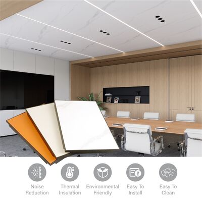 Mức độ nhẹ, độ bền cao 9mm Lớp nhựa kim mật ong nhôm cho tường