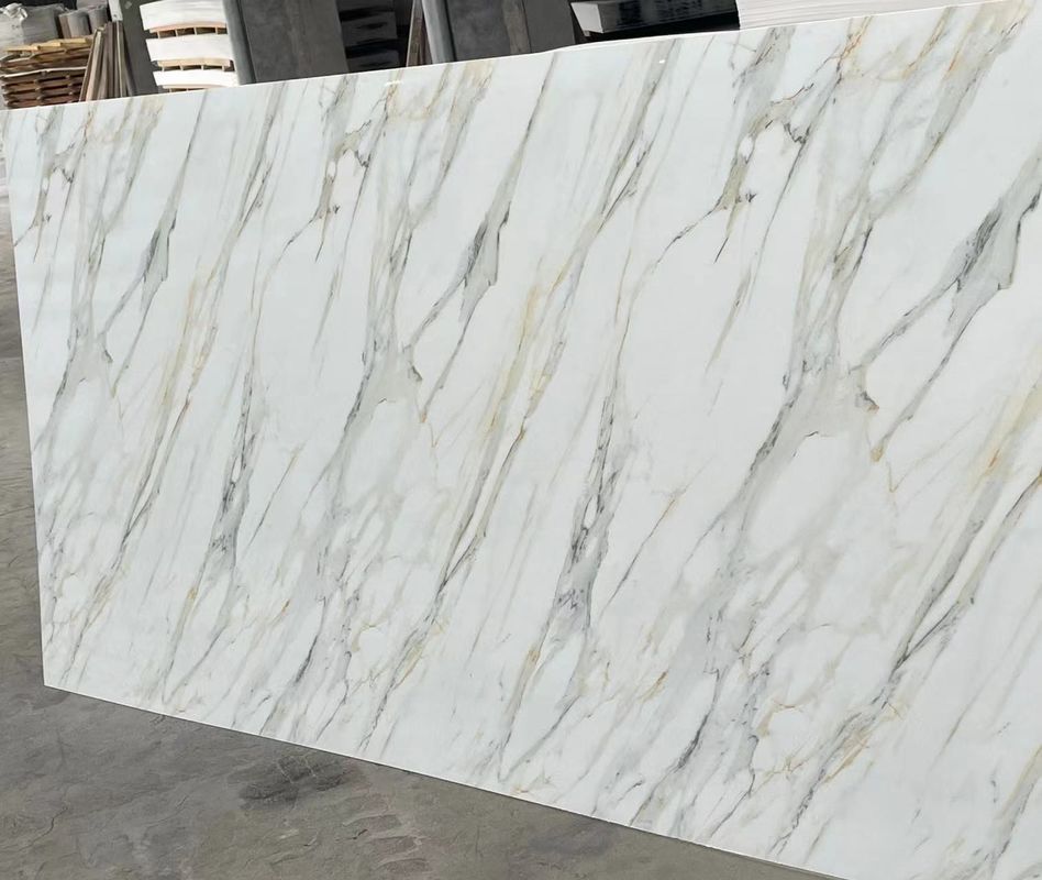 Tấm UV phủ PVC Tấm đá cẩm thạch Trang trí nội thất Bảng nền tường