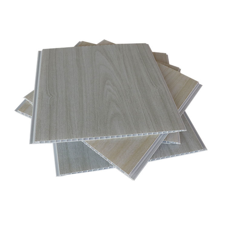Tấm trần PVC in bằng gỗ trong nhà có độ bóng cao 250x8mm cho Nam Mỹ