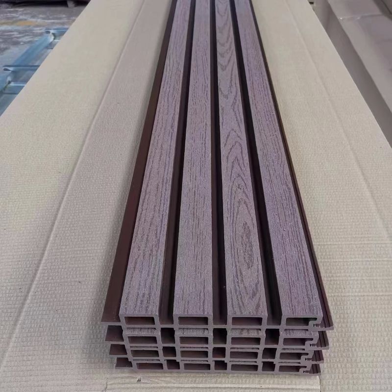Ban tường WPC chống trượt chống ẩm kết cấu gỗ cho trang trí ngoài trời