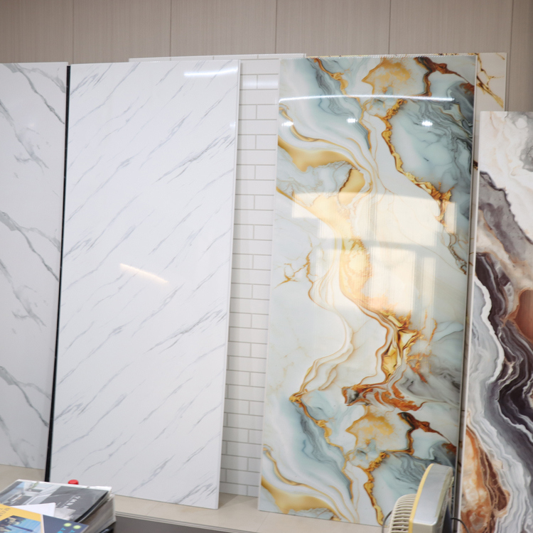 bề mặt kết cấu PVC phòng tắm tường tấm chống trượt chống trầy xước