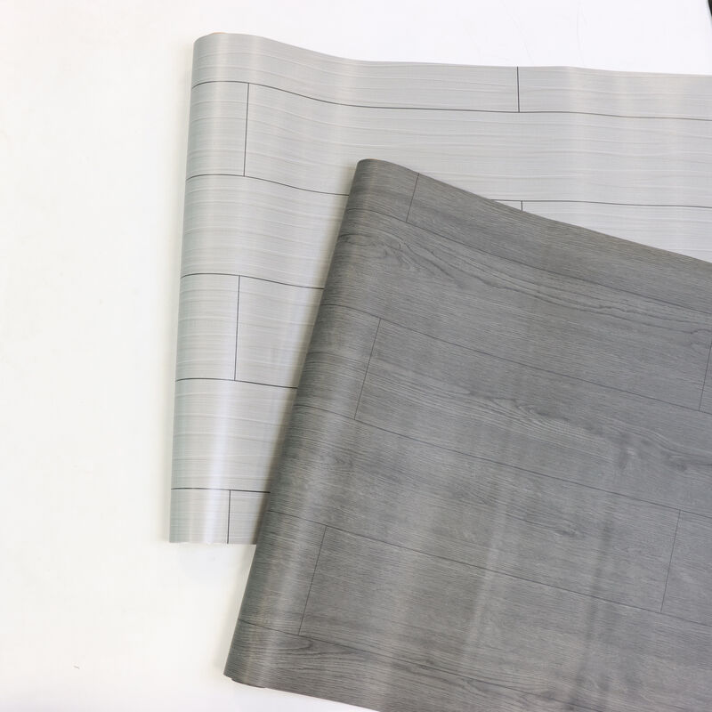 Màng phim sàn trang trí dễ lắp đặt và tháo gỡ với hoa văn chân thực