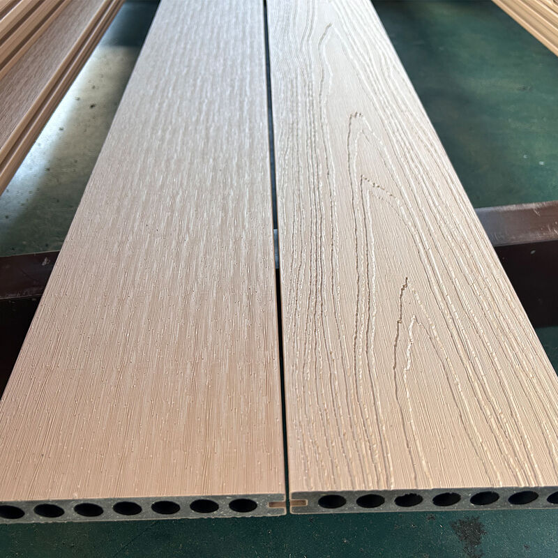 Hệ thống bảng tường WPC ngoài trời Composite nhựa gỗ chống nước cho lớp phủ tường bên ngoài