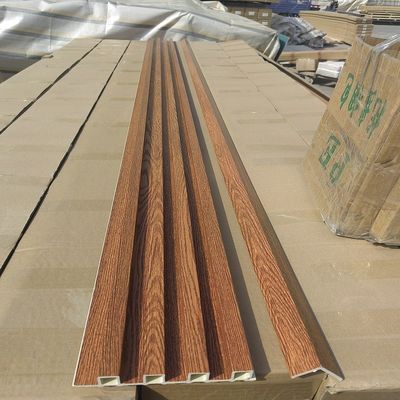 Tấm ốp tường PVC WPC vân gỗ Tấm ốp tường có rãnh Tấm ốp tường 3D WPC
