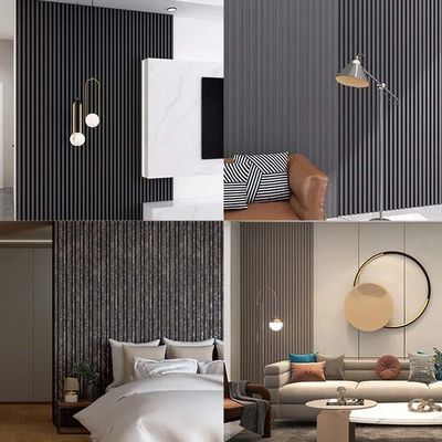 Nội thất bê tông sang trọng không thấm nước Tấm tường PS Polystyrene 120x12x2900