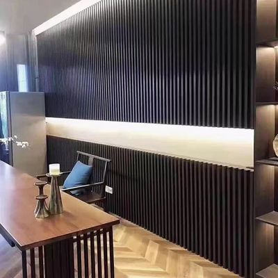 Gỗ thay thế trong nhà 195x28mm Nội thất Bảng tường WPC Bảng tường trang trí WPC