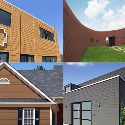 Tấm ốp tường WPC ngoại thất bằng nhựa PVC Tấm ốp tường WPC chống nước 219x26mm