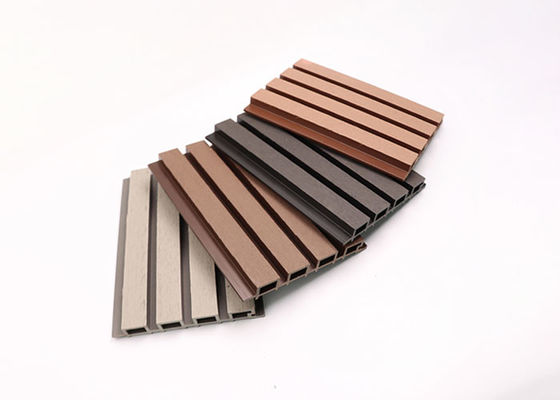 Tấm ốp tường WPC ngoại thất bằng nhựa PVC Tấm ốp tường WPC chống nước 219x26mm