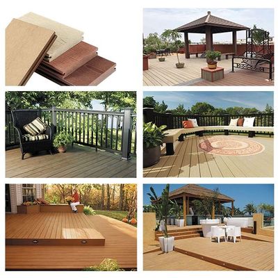 Tấm ốp tường WPC ngoại thất bằng nhựa PVC Tấm ốp tường WPC chống nước 219x26mm