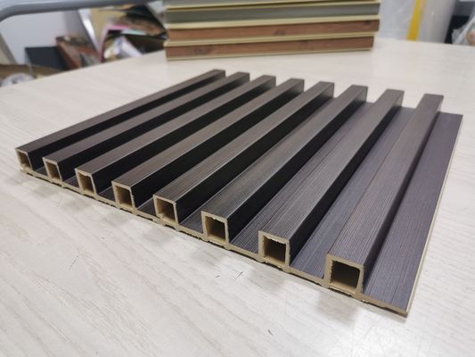 Tấm ốp tường PVC WPC vân gỗ Tấm ốp tường có rãnh Tấm ốp tường 3D WPC