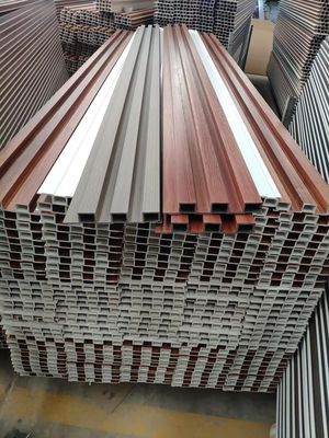 Gỗ thay thế trong nhà 195x28mm Nội thất Bảng tường WPC Bảng tường trang trí WPC