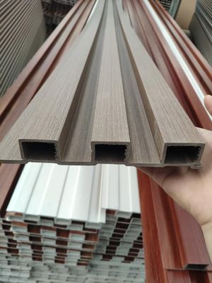 Gỗ thay thế trong nhà 195x28mm Nội thất Bảng tường WPC Bảng tường trang trí WPC